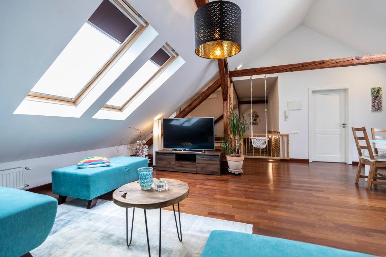 Beautiful And Romantic Penthouse With Two Terraces Bratislava Dış mekan fotoğraf